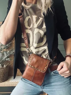 Mobiltaske Sally Walnut