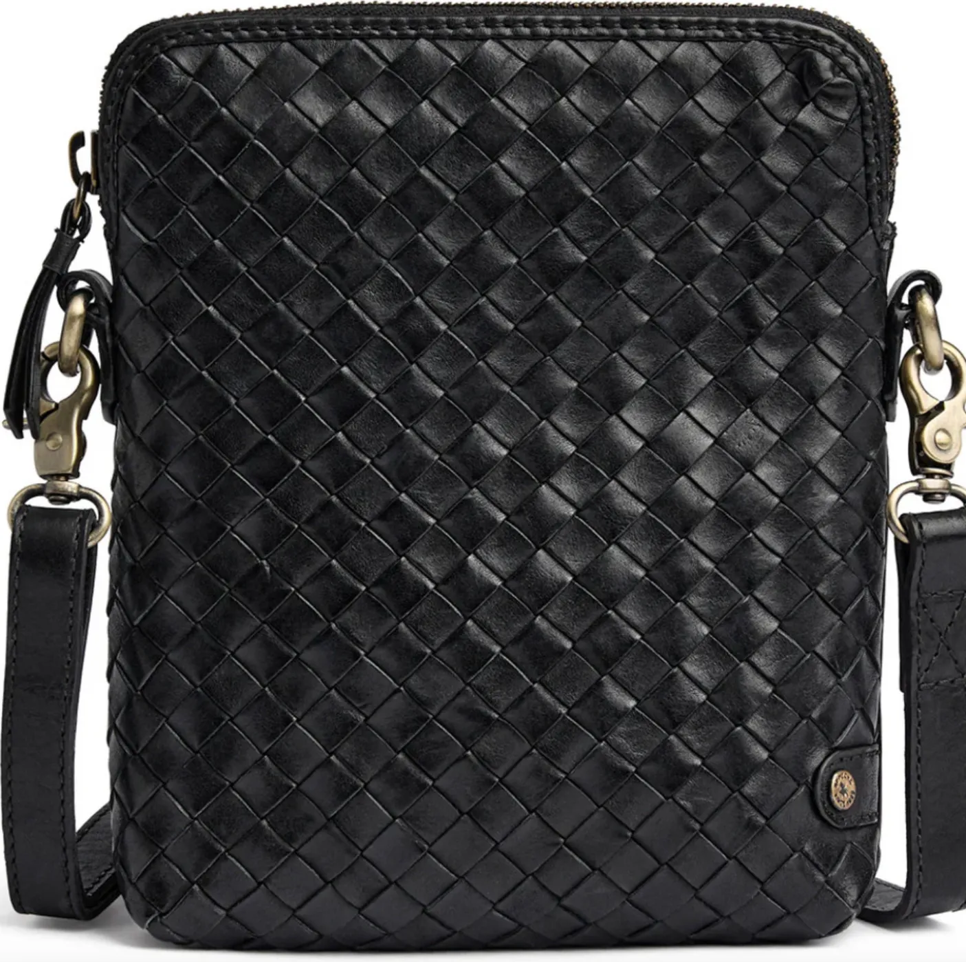 Mobiltaske Sofya- Håndflettet black