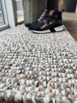 Måtte i jute og uld - 45x75