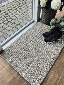 Måtte i jute og uld - 60x90cm