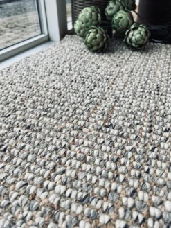 Måtte i jute og uld - 60x90cm