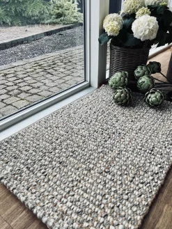 Måtte i jute og uld - 60x90cm