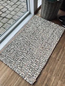 Måtte i jute og uld - 60x90cm
