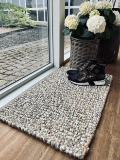 Måtte i jute og uld - 60x90cm