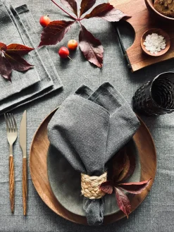 Mundservietter – Grå 4 stk