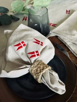 Mundservietter med flag – 4 stk