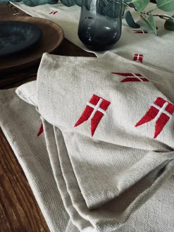 Mundservietter med flag – 4 stk