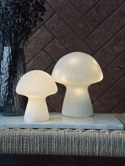 Mushroom Astrid - White 20 cm