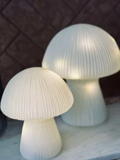 Mushroom Astrid - White 20 cm