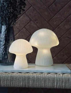 Mushroom Big Astrid - White 25 cm