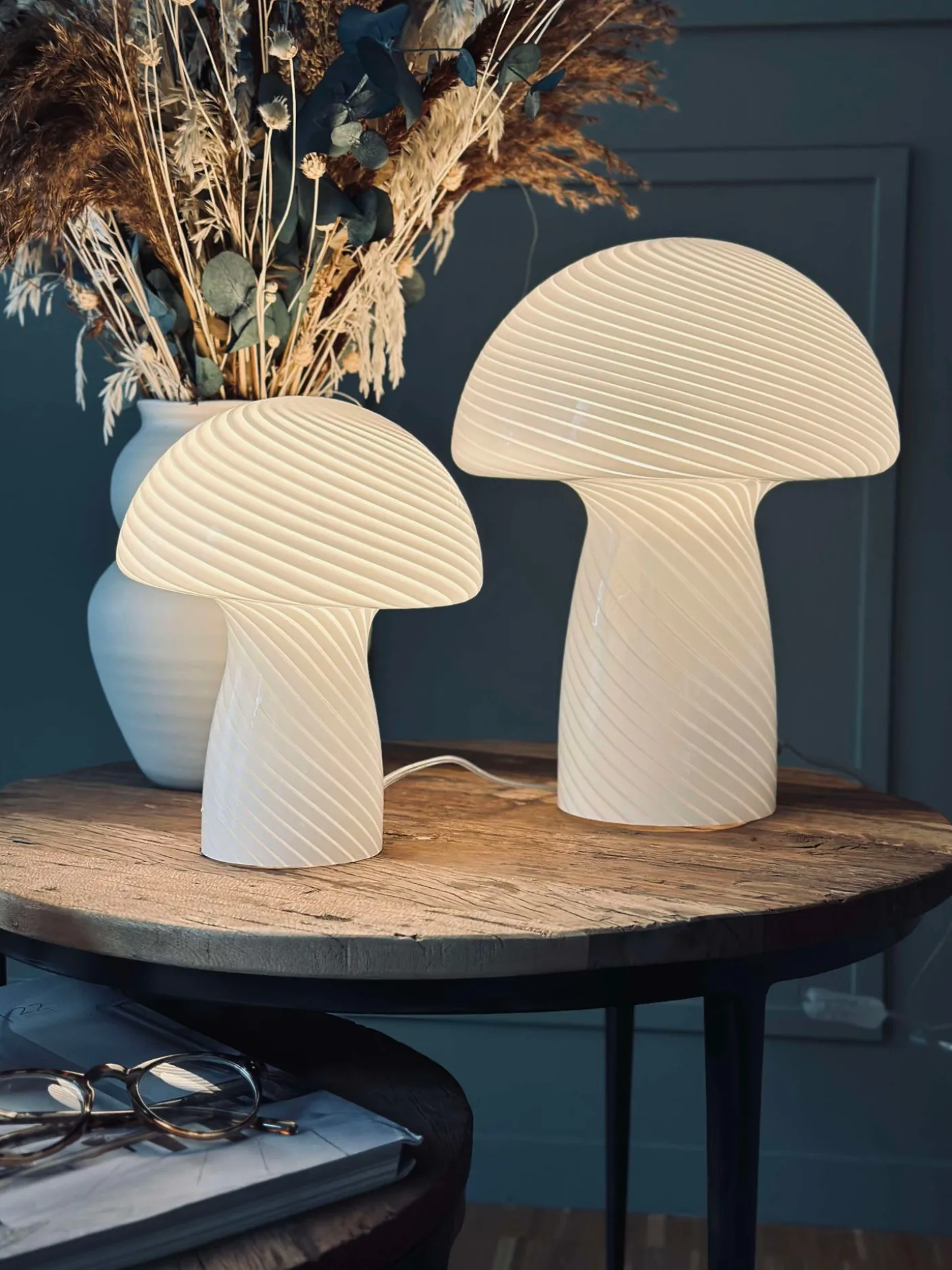 Mushroom Elsa - Hvid 24 cm