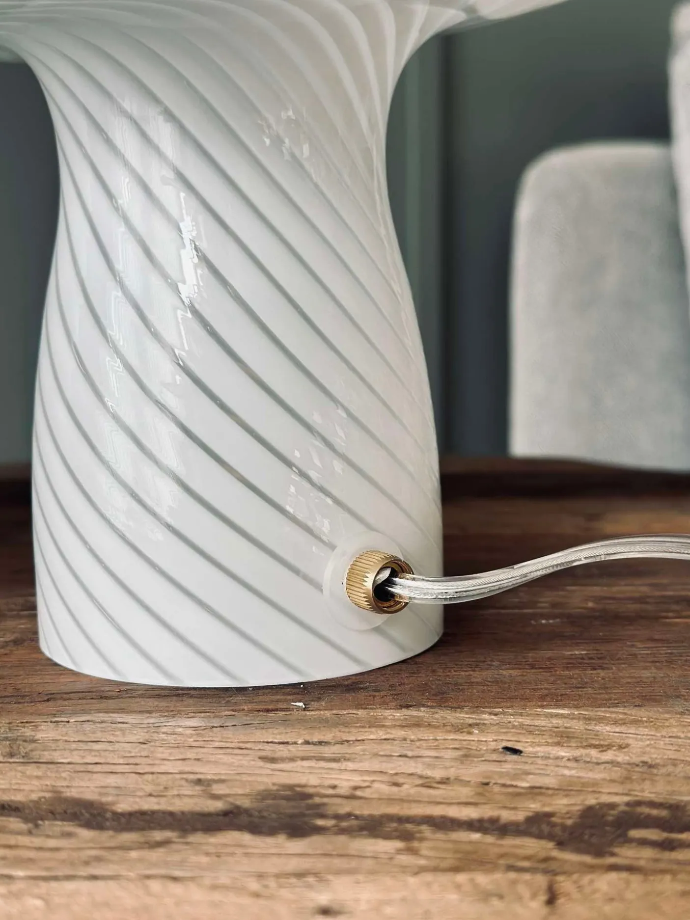 Mushroom Elsa - Hvid 24 cm