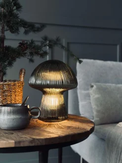 Mushroom med riller 25cm - Grøn