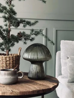 Mushroom med riller 25cm - Grøn