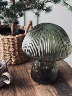 Mushroom med riller 25cm - Grøn