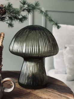 Mushroom med riller 25cm - Grøn