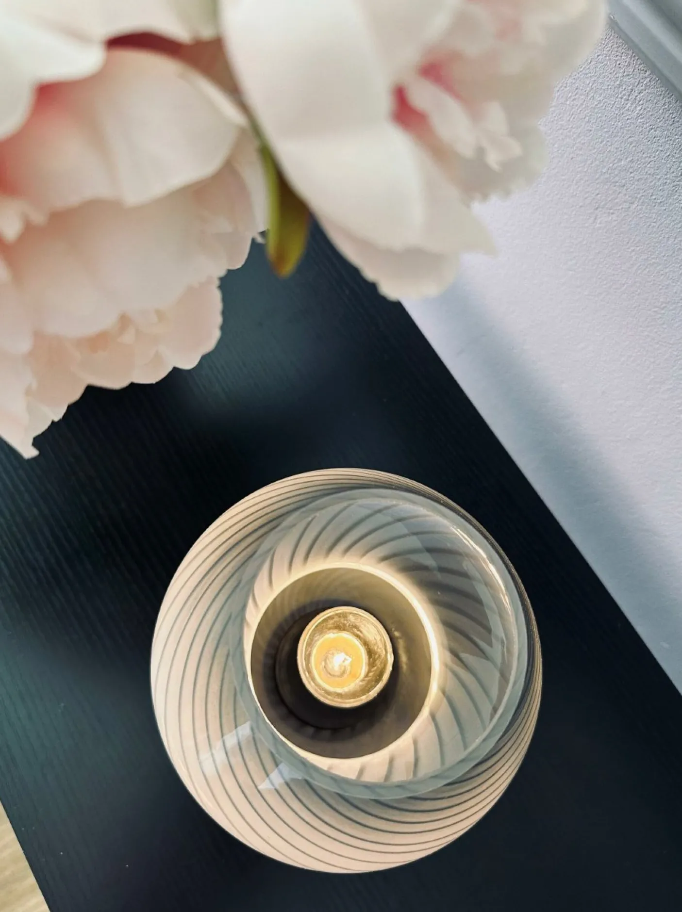 Mushroom Small - Grå mundblæst glas