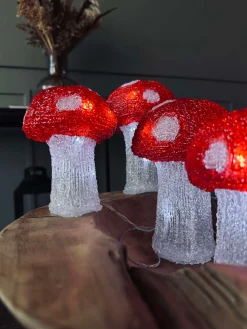 Mushroom Sæt med 5 lamper - Godkendt til inde og ude