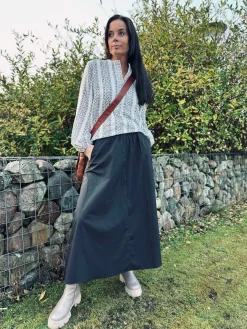 Nederdel A-formet med lommer