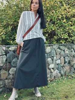 Nederdel A-formet med lommer