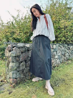 Nederdel A-formet med lommer