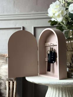 Nøgleskab - Creme eller rosa