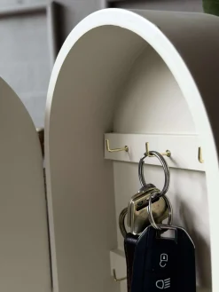 Nøgleskab - Creme eller rosa