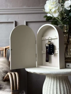 Nøgleskab - Creme eller rosa