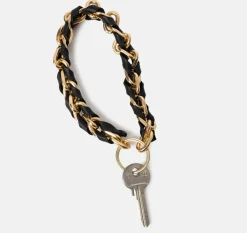 Nøglesnor – Black / Gold