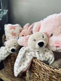 Nusseklud til baby - Lyserød