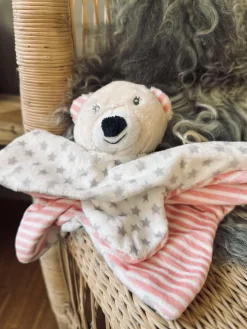 Nusseklud til baby - Lyserød