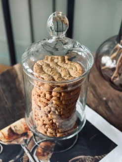 Opbevaring med låg - Glas