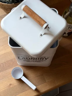 Opbevaring til vaskepulver