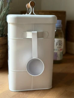 Opbevaring til vaskepulver