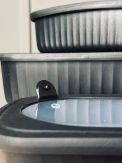 Opbevaringsbøtter Black – Sæt med 3 stk.