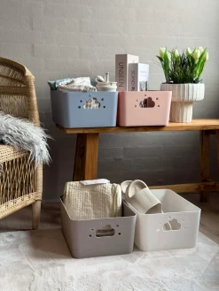 Opbevaringskasse Cloud 34x25cm - Flere farver