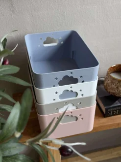 Opbevaringskasse Cloud 26x17cm - Flere farver