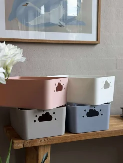 Opbevaringskasse Cloud 26x17cm - Flere farver