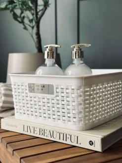 Opbevaringskasse Hvid - Large