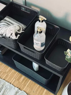 Opbevaringskasse Mille Black - Small