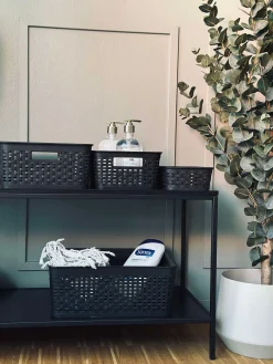 Opbevaringskasse Mille Black - Small