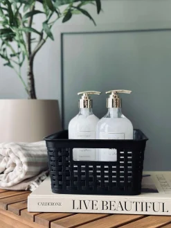 Opbevaringskasse Mille black - Medium