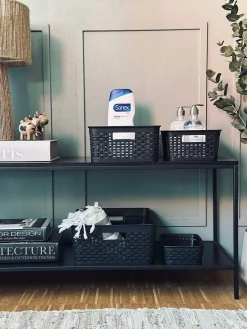 Opbevaringskasse Mille black - Medium