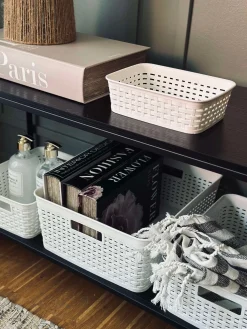 Opbevaringskasse Mille white - Mini