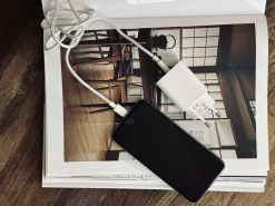 Oplader USB C + 1 M Nylon cable: USB C to USB C