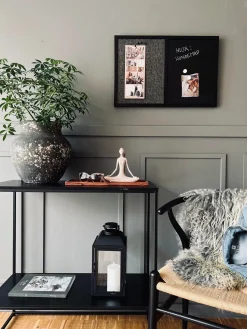 Opslagstavle - Kombi med hessian og kridt