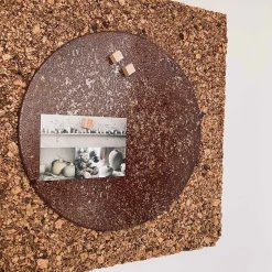 Opslagstavle i jern - Rusty Ø35cm