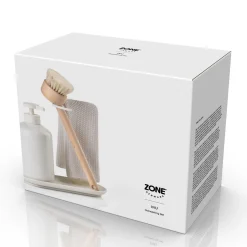 Opvaskesæt - 4 dele - Hvid