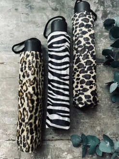 Paraply - Gylden leopard