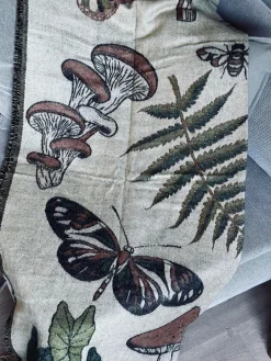 Plaid - Mushroom grøn / natur